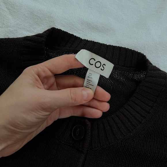 Deep Chocolate Brown Cardigan – S – Excellent Condition - Picture 6 of 6